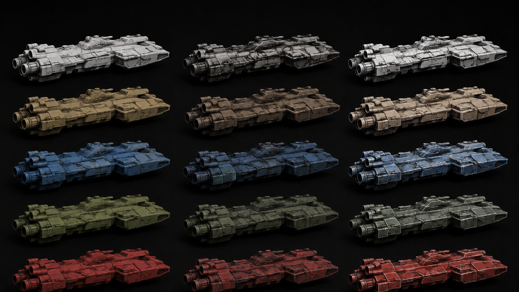 How to paint a fleet