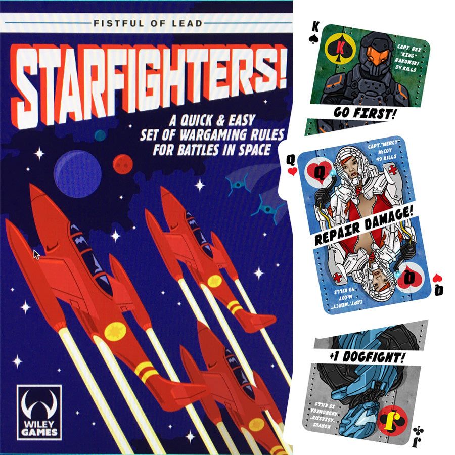 Starfighters! custom card deck from Wiley Games